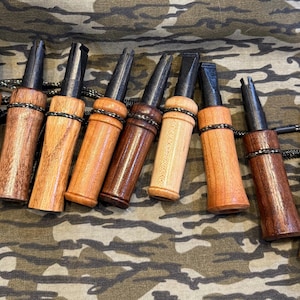 Crow Call Walnut, Cherry, Oak, or Maple