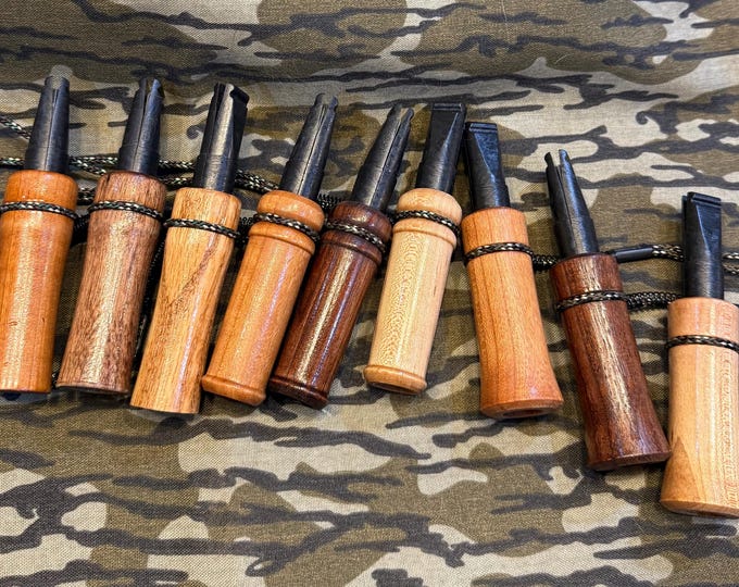 Crow Call Walnut, Cherry, Oak, Maple Wood (Turkey Locator Call)