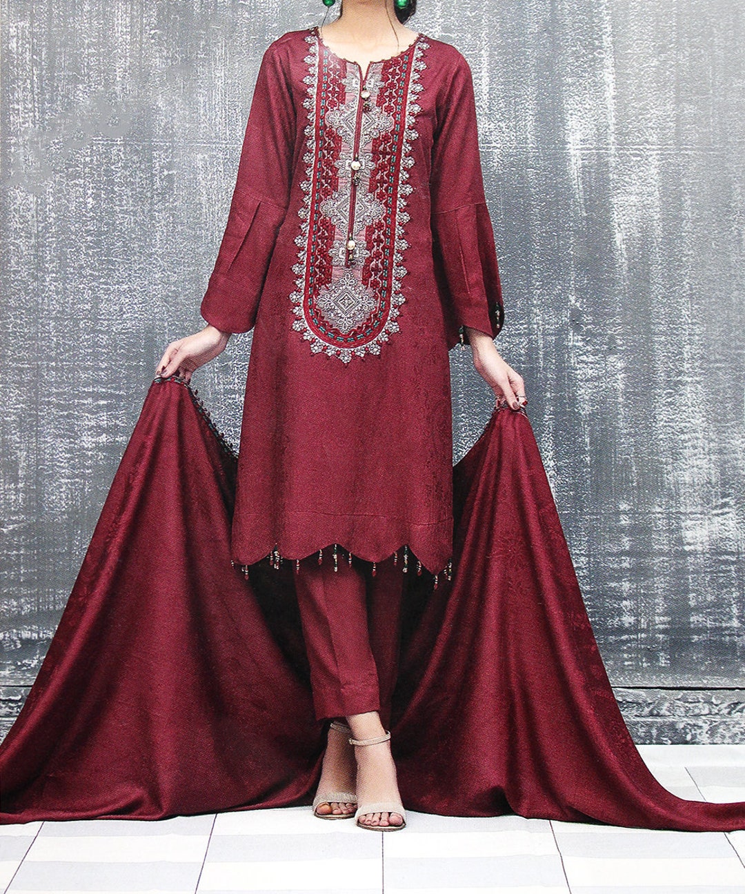 Designer Palazzo Suit For Girls| Sankranti Special Arrival| The Nesavu –  The Nesavu