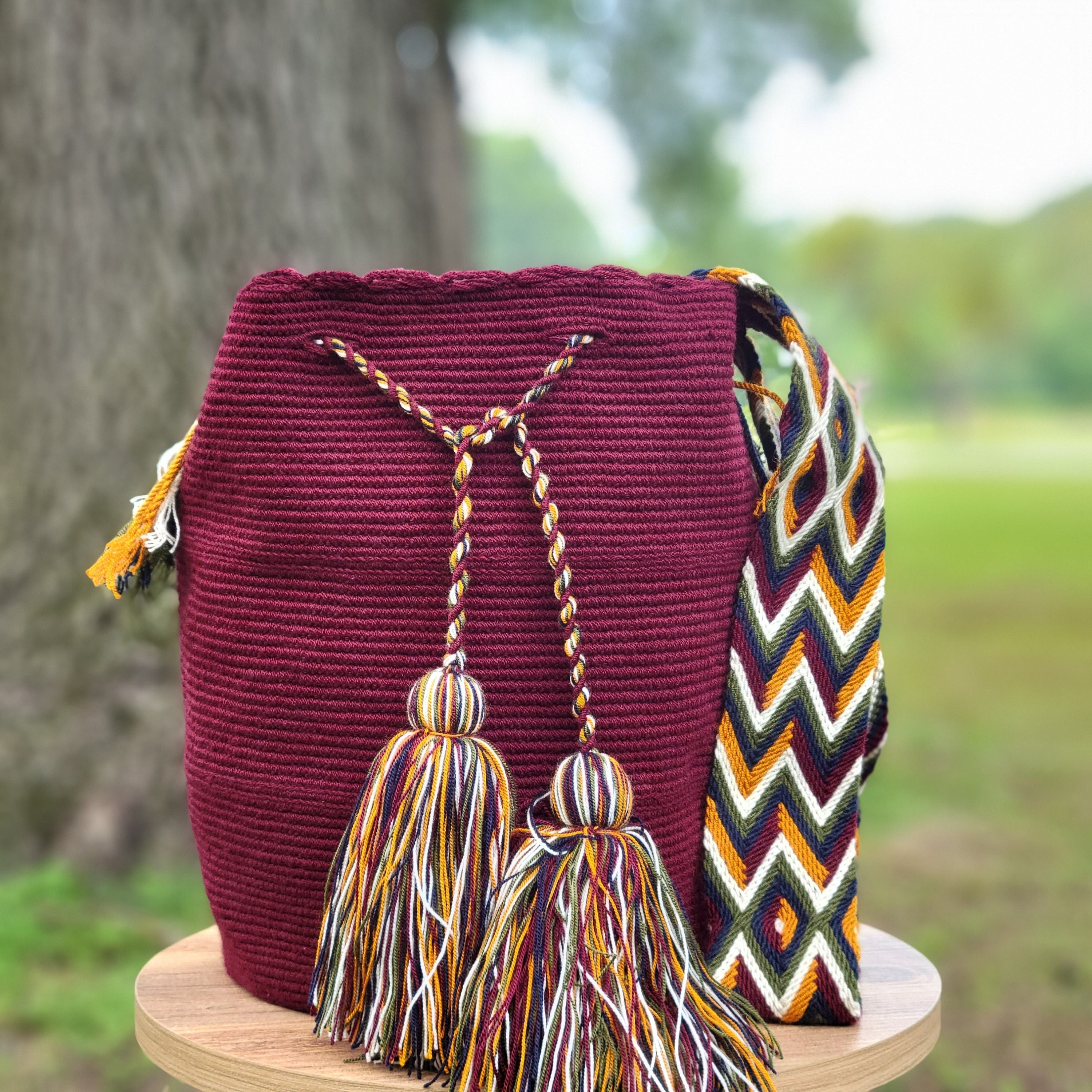 Crochet springier Wayuu Backpack