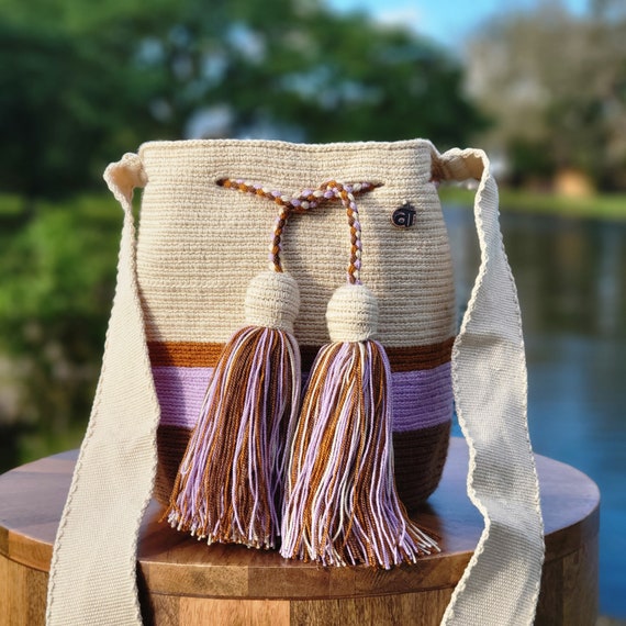 Crochet wayuu bag sale