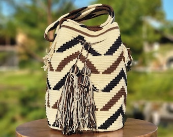 Crochet bag / Shoulder Crochet Bag / Wayuu bag / Handmade bag /Boho Bag /