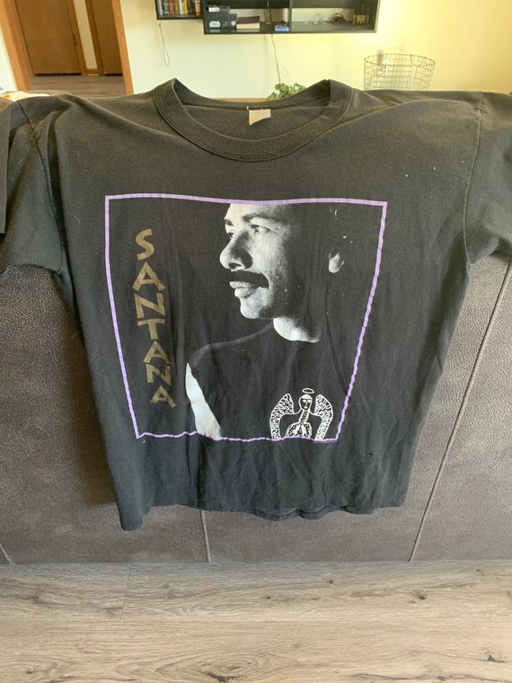 Santana 1990 tour shirt - image 1