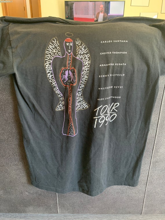 Santana 1990 tour shirt - image 2