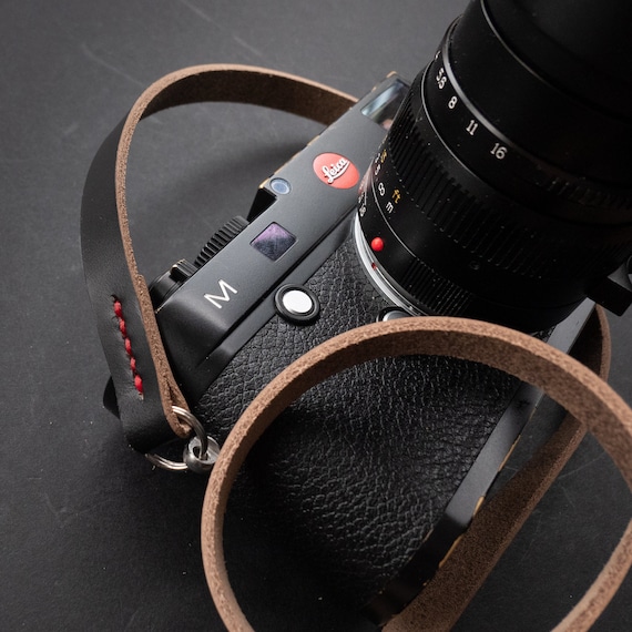 Slim Horween Leather Camera Neck Strap - Etsy