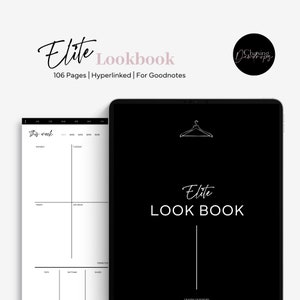 Elite Lookbook: Digital Wardrobe & Outfit Planner (PDF)