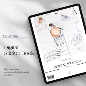 Hyperlinked Digital Sticker Book: Planner Organization (PDF)