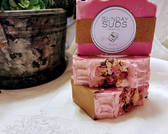 Antique Rose Handmade Soap