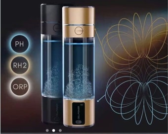 Lumivitae CELLPOWER Frequenzgerät Wasserstoff Wasserflasche SCHWARZ