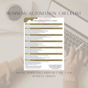 Business Automation Checklist | Identify & Automate Tasks to Scale Your Business