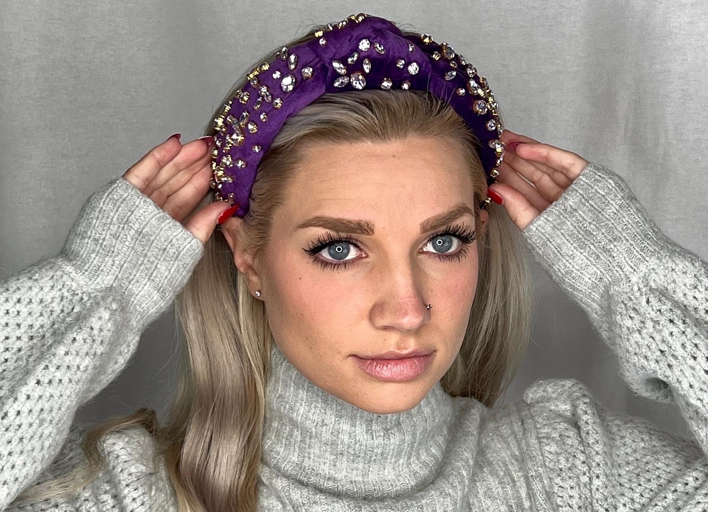 Purple Gems Headband main image 1