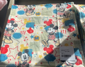 Mickey Mouse, bath time, washcloth, durable, luxurious, make up remover, kids, adult, baby