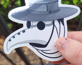 PLAGUE DOCTOR STICKER Vinyl