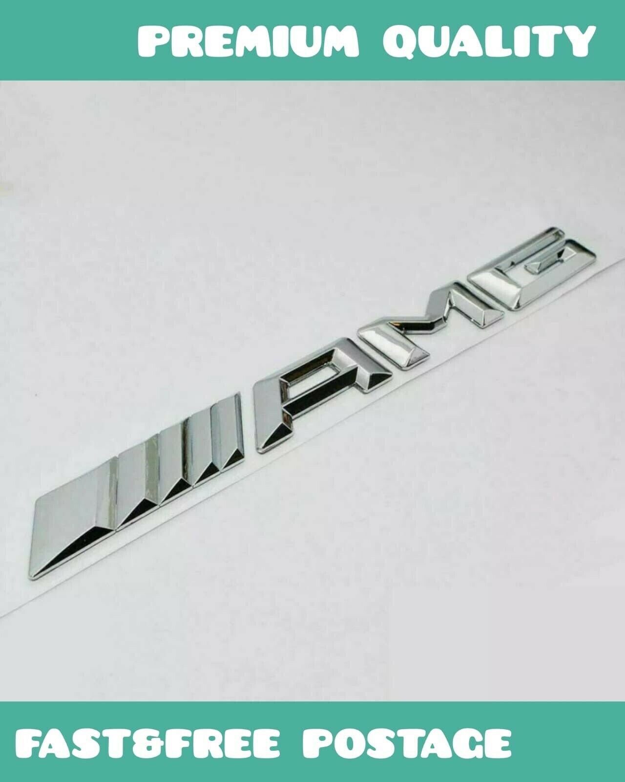 Amg Boot Decal Badge Emblem Sticker Chrome Silver for Mercedes Etsy UK
