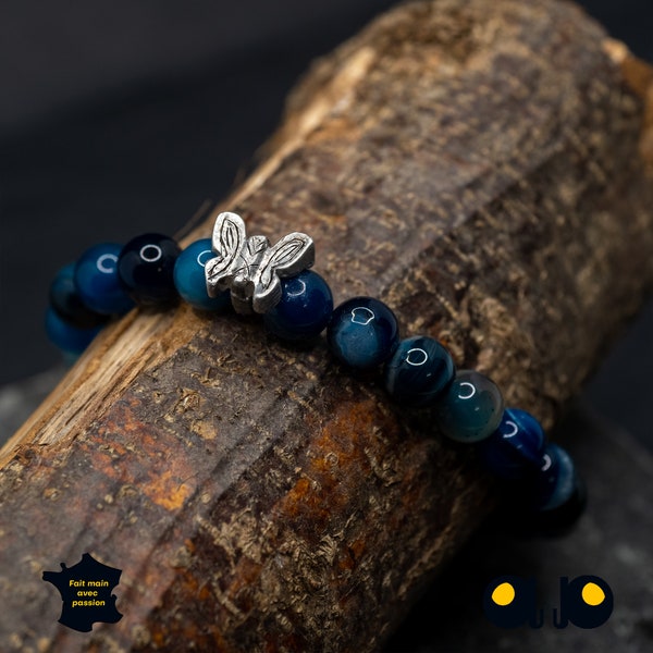 Magnifique bracelet avec une perle personnalisée "Papillon"