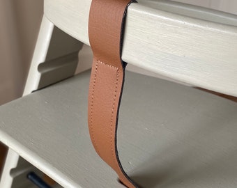 25 colors - Stokke Tripp Trapp Replacement strap Vegan Leather Strap Leather strap Faux leather kids chair crotch strap belt for chair