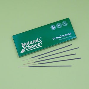 Frankincense Incense Sticks (Loban) 100 Grams,  Traditional Incense Sticks Made from Scratch, Never Dipped ( Single Pack)