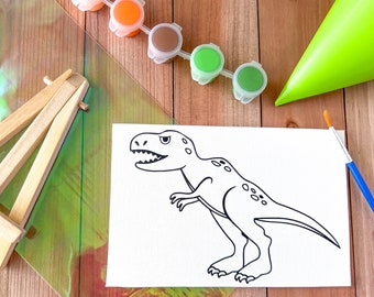 Dinosaur Paint Favor. Dinosaur favor is great for a Dinosaur birthday,dinosaur party,boys favor,birthday favor,christmas gift. Get it Today!