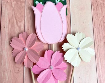 Flower Gift Card Holder, Tulip Sleeve for Mother's Day, Teacher Gift, Graduation, Birthday, Thanksgiving, Christmas, Holiday Gift