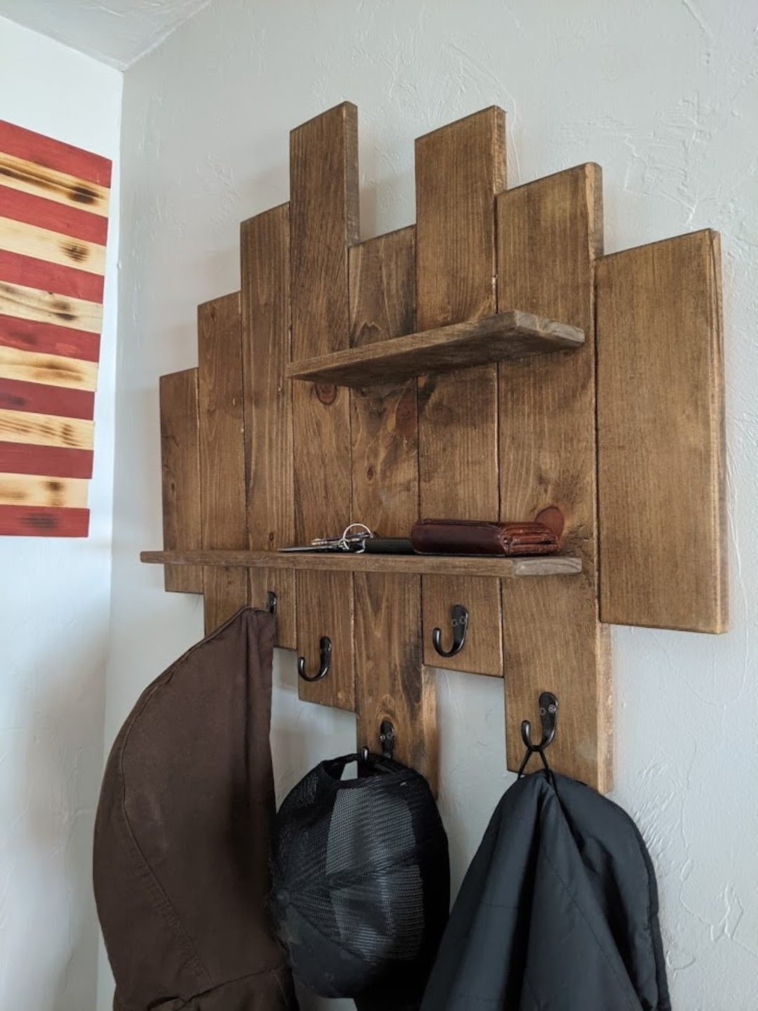 Diy hat rack wood hotsell