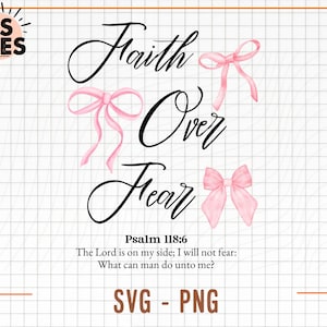 Glaube über Angst SVG, PNG, Christliches Shirt SVG, Glaube SVG, Jesus Design, Jesus Shirt svg, Religiöses Shirt svg, Beten svg