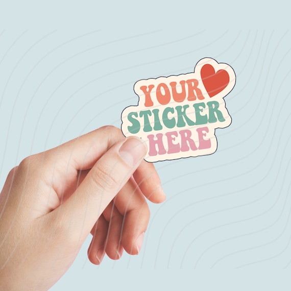 Sticker Mockup Psd, Photoshop Mockup, Sticker Png Mockup, Hand Holding Sticker, Hand Mockup, Smart Object Mockup, Sticker Mockup PSD File,