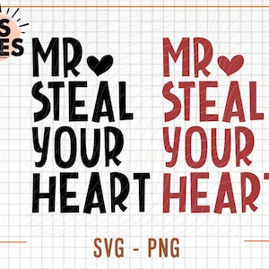 Mr. Steal Your Heart Herz geschnitten Datei