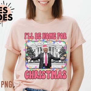 Będę w domu na święta Png, Biały Dom Różowe Trumpowe Światła Bożonarodzeniowe Png, Wybory 2024, Uczyńmy Amerykę Wielką Ponownie Png, Republikański Png