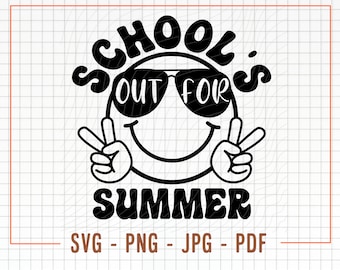 La scuola è finita per l'estate Svg, Ultimo giorno di scuola Svg, Insegnante estate Svg, Ciao estate Svg, Vacanze estive Svg, Maglietta per le vacanze estive dell'insegnante