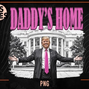 パパの家 PNG、トランプ 2024 PNG、ホワイトハウス トランプ 2024 PNG、選挙 2024 トランプ PNG、トランプ デジタル ダウンロード、ピンクのトランプ デザイン、私たちは勝った PNG