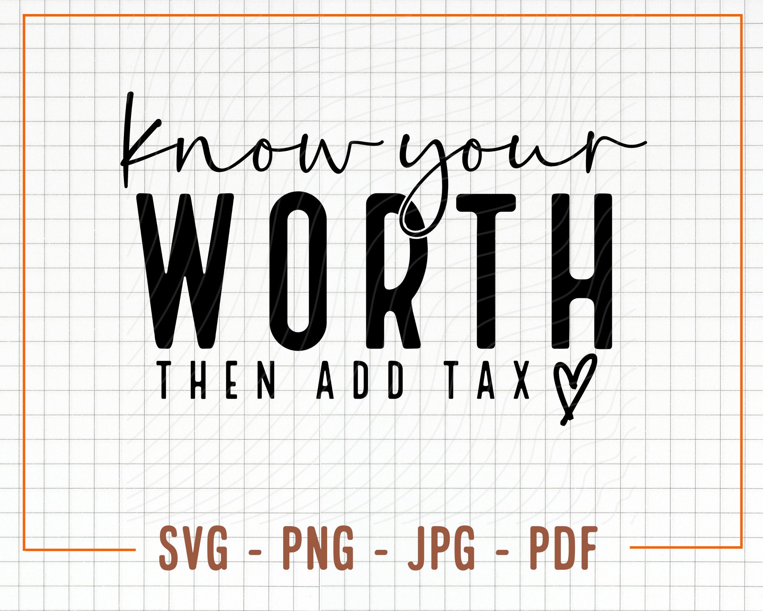Know Your Worth SVG PNG Self Love Svg Motivational Svg Etsy Australia