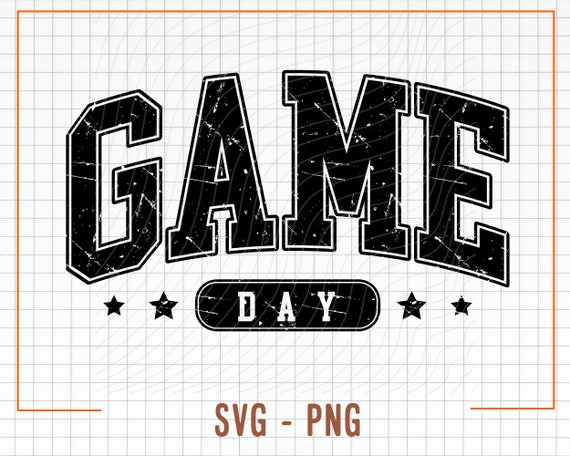 Retro Varsity Game Day Svg, Png, American Sport, Game Day Svg, Varsity Game Day Png, Vintage Varsity Game Day American Football Svg & Png
