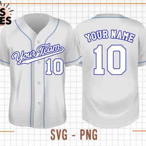 Logo et dos personnalisés de l'équipe de baseball et nom et numéro Svg, PNG, Logo personnalisé de l'équipe de baseball, Logo personnalisé de l'équipe de baseball pour maillot de l'équipe