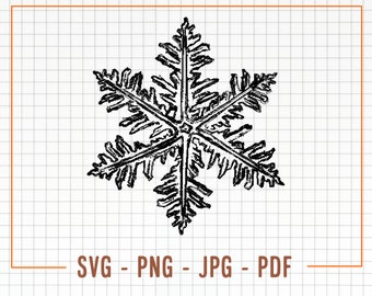 Distressed Snowflake SVG, PNG, Retro Snowflake Png, Christmas Snowflake Design, Snowflake Cricut File, Instant Download
