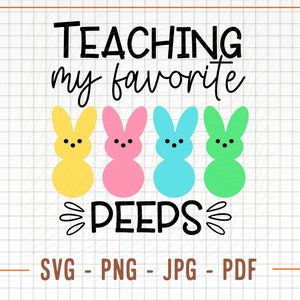 Meine Lieblingsmenschen unterrichten SVG, PNG, Osterhase Png, Lehrer-Shirt-Svg, Cricut Schneidedatei, Osterhase Png