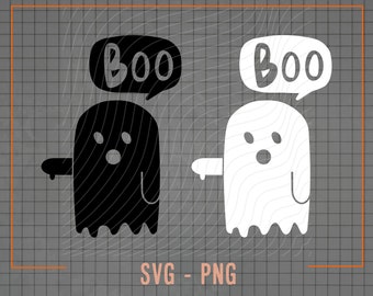 Halloween Fantasma Svg,Boo Shirt Svg, Boo Svg, Fantasma Boo Png, Halloween Fantasma Png, Carino Fantasma Svg, Boo Png, Disegno Fantasma, Tascabile Maglietta Fantasma