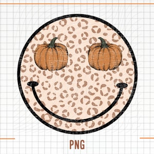 Retro Pumpkin Smiling Face Png, Fall Png, Pumpkin Season Png, Sublimation Design, Fall Sublimation, Pumpkin Png, Retro Fall Png, Halloween