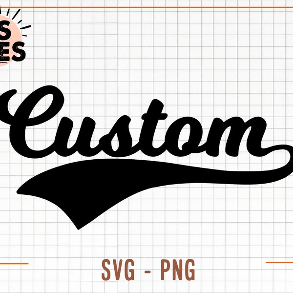 Custom Softball Team Name Svg, Png, Personalized Softball Team Name Solid Svg, Custom Team Name Svg, Baseball Team Svg, Softball Team Svg