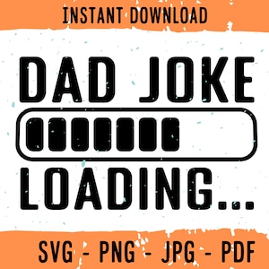 Papa Witz wird geladenSvg Png, Papa Joke svg, lustiger Vater und Sohn Shirt svg, Papa Shirt Druck, Vatertag svg, Geschenk für Vater, Vatertag, Dada svg