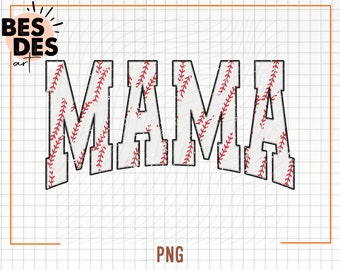 Baseball Mama Png, Baseball Sublimation Png, Retro Mama Png, Mothers Day Png, Varsity Mama Png, Downloadable Png, Baseball Shirt Png