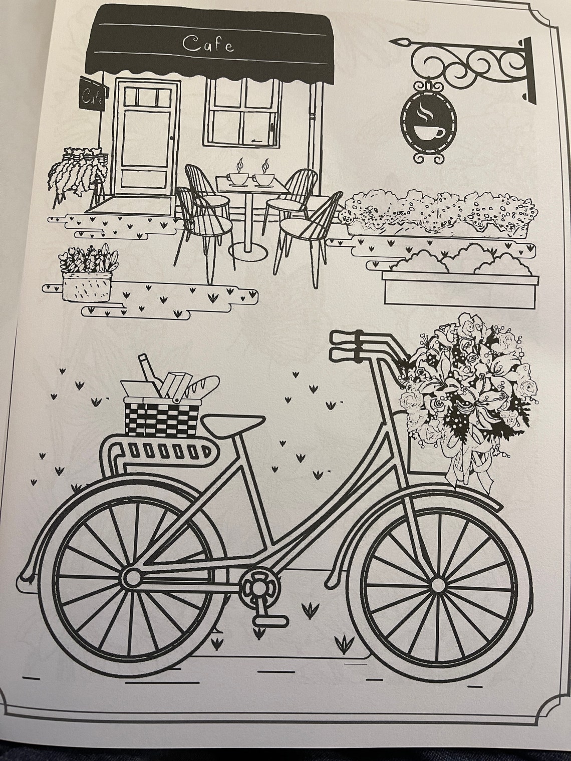 Floral Escape I Relaxation Coloring Book Floral Coloring - Etsy