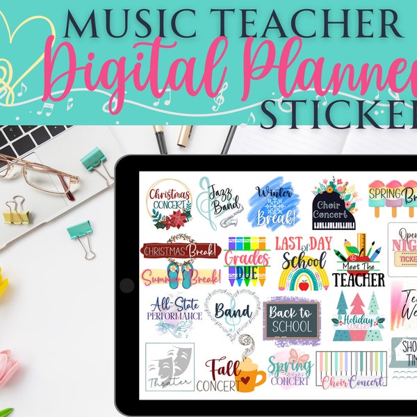 Music Sticker - Etsy