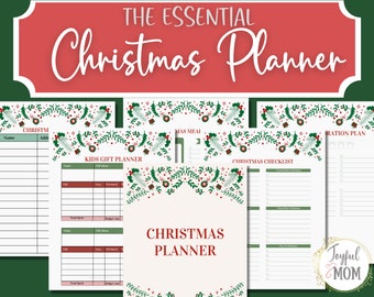 Christmas Planner Printable | Holiday Planner | Christmas Organizer | Christmas Gift List | Christmas Budget \ Christmas Planning