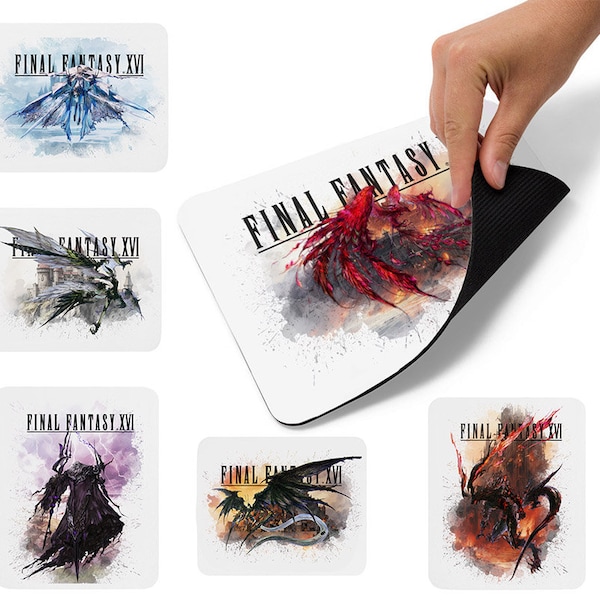 Mouse Pad Final Fantasy 16 mit Wunschmotiv der Esper I Unterlage für die Maus