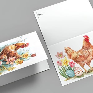 Oster-Grußkarten-Set, 8 Verschiedene Designs + Umschläge – Aus 100 % Recyceltem Papier, Handgefertigt In Den USA (12,7 X 17,8 Cm)