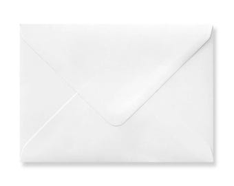 Envelopes for postcards and folding cards (standard white) | DIN C6 size | approx. 110 mm x 162 mm | 4 x 6 inches | Letter size