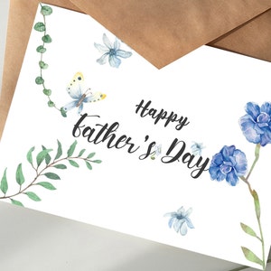 Greeting cards for Father's Day | Aquarell Painting Cards | Father's Day | gift | Card Father's Day Greeting | Postcard