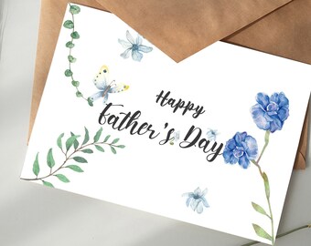 Greeting cards for Father's Day | Aquarell Painting Cards | Father's Day | gift | Card Father's Day Greeting | Postcard