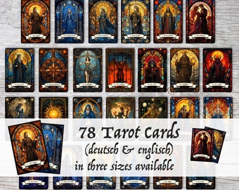 Artful Tarot Cards in a Set (78 Cards) | Tarot Deck With 78 Tarot