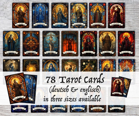 Artful Tarot Cards in a Set (78 Cards) | Tarot Deck With 78